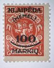 Travelstamps: 1923 Germany Memel/Lithuania/Prussia OP Stamps #N10 Mint OG H