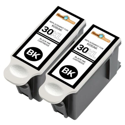 2PK 30XL 30 XL Black Ink Cartridges for Kodak Hero 3.1 5.1 ESP C315 C310 Printer - Image 1 of 3