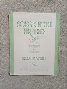 Vintage Sheet Music - 'Song of the Fir Tree' - Mayerl - Picture 1 of 3