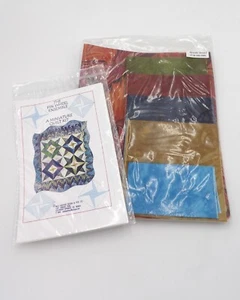 The Magical Pinwheel Ensemble Paper Pieced Miniature Wall Quilt Kit - Picture 1 of 4
