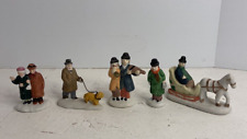 Lemax Christmas Village Figurines Set of 5 Different Figures 