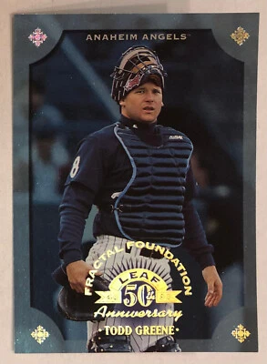 1998 Leaf Fractal Foundations - Todd Greene - #37 - Anaheim Angels - NrMt+ - Image 1 of 4