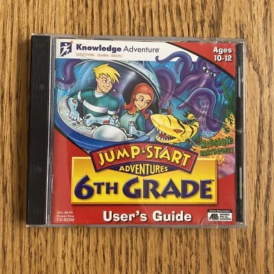 Knowledge Adventure Jump Start Adventures Learning System 6th Grade Ages 10-12  - Image 1 of 2
