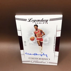 2019-20 Flawless Calvin Murphy Legendary Scripts Ruby autógrafo automático 06/15 - Imagen 1 de 2