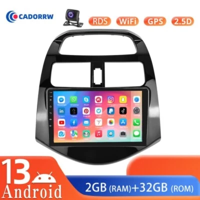 适用于雪佛兰 Spark 2010 - 2015 Android 15 汽车收音机 立体声 GPS NAVI FM RDS 播放器 — 第 1/4 张图片