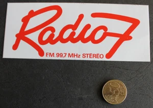 Autocollant / Sticker - Radio 7 - Foto 1 di 1