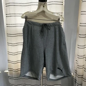 Felpa pantaloncino corto uomo Puma taglia XXL grigio French Terry nuovo senza etichette tasche - Foto 1 di 8