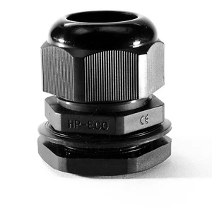 M50x1, 5 Pasamuros con Contratuerca de Plástico Negro JSM50KVS-S - Imagen 1 de 1