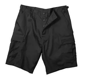 Rothco 7047 Black Rip-Stop BDU Shorts - Picture 1 of 1