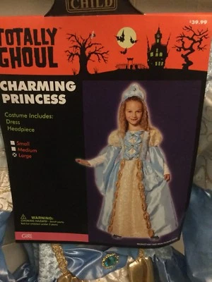 Disfraz de Halloween Totally Ghoul Encantador Princesa Niñas Talla Grande Nuevo con Etiquetas Nuevo Azul Foto 1 de 2