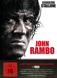 John Rambo Mediabook Uncut inkl. Extended Cut ohne Austausch Disk - Bild 1 von 2
