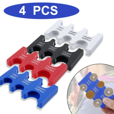 4Pcs Yen Coin Holder Portable Yen Coin Case with 6 Slots Space Saving Yen qrUuP - image 1 of 4