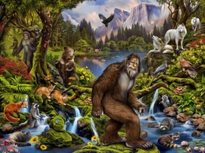 SunsOut King of the Forest 1000 Piece Jigsaw Puzzle - Picture 1 of 3