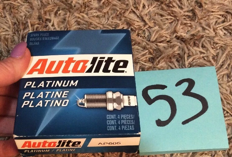 4x Autolite Platinum Core Spark Plugs Resistor Tapered Seat 14mm x 1.25 TP AP605 - Изображение 1 из 1