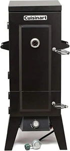 Cuisinart Vertical 36" Propane Backyard / Camping Gas Barbecue Meat Wood Smoker - Picture 1 of 4