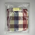 Longaberger Party Tub Basket Woven Traditions Everyday Plaid Liner #23924321 NEW