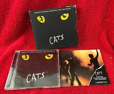 КОШКИ ОРИГИНАЛЬНЫЙ БРОДВЕЙСКИЙ АКТЕРСКИЙ СОСТАВ/ЭНДРЮ ЛЛОЙД ВЕББЕР 2 CD набор с футляром и буклетом - Изображение 1 из 4