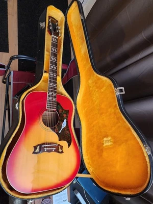 Guitarra acústica vintage Ventura V-23S - Dove - Japón Matsumoku - con estuche Foto 1 de 4