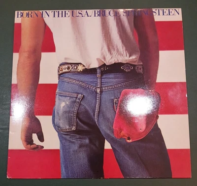 Bruce Springsteen - Born In The USA - 1984 LP 1st Pressing UK Import VG/EX - Image 1 of 4