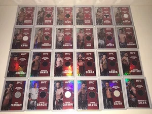 Set Complete 24 2010 Topps Main Event Fighter Worn Relic Memorabilia Cards MMA - Picture 1 of 24