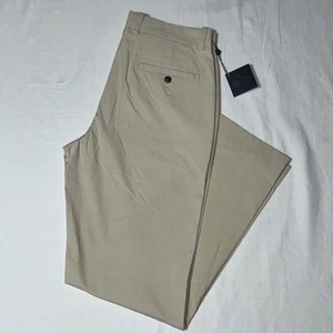 Brooks Brothers Hose Herren 33x32 Golf Chino Supima Popeline Stretch Beige Neu mit Etikett - Bild 1 von 8