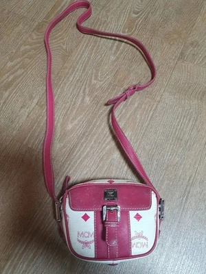 Mini Bandolera MCM Rosa 14x11x4cm Micro Bling Usado Foto 1 de 4