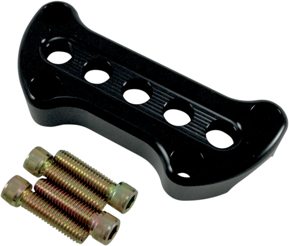 Abrazadera de manillar superior Joker Machine negra #03-852B Foto 1 de 1