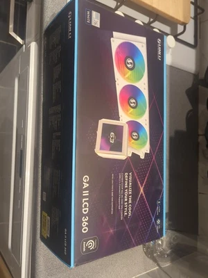 Lian Li Galahad II LCD 3x120mm AiO Liquid CPU Cooler - White - image 1 of 4