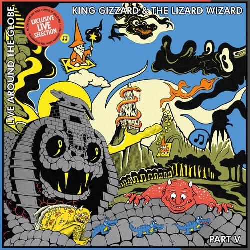 King Gizzard and the - Live Around The Globe: Part V [Used Very Good Vinyl LP] - Image 1 of 1