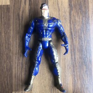 Vintage X-Men Cyber Cyclops Deluxe Toy Figure 1997 Toybiz 10" Rare XMen Marvel