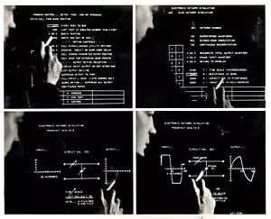 ITHistory IBM PHOTO (1964) Graphic Data Processing - Light Pen (Caption) - Picture 1 of 2