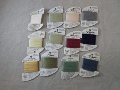 Rainbow Gallery Flair Stretch Tubular Ribbon 12 Asst Colors 10 yds ea  NEW  C132 - Image 1 of 3