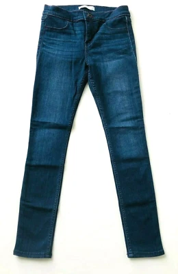 Pantalones de mezclilla ABERCROMBIE KIDS para niñas talla 12 ajustados, medianos Piernas delgadas de algodón azul lavado en muy buena condición Foto 1 de 4