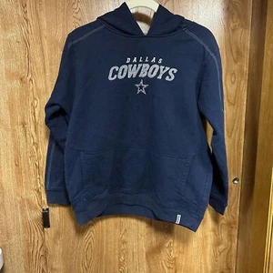 Reebok Dallas Navy Hoodie size L - Picture 1 of 5