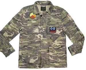 Lucky Brand Herren Small Camouflage Langarm Patches Jacke Knopf        - Bild 1 von 8