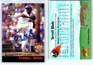 Autógrafo Terrell Wade, Atlanta Braves, Signature Rookies #A4 (1995) - Imagen 1 de 1