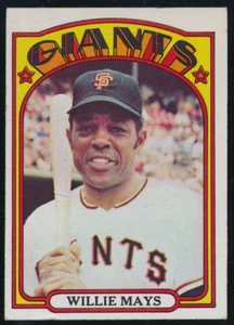 Willie Mays 1972 Topps #49 Gigantes de San Francisco en muy buen estado-ex-ex - Imagen 1 de 2