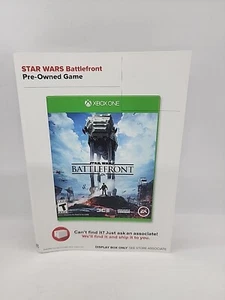 Star Wara Battlefront Xbox One Gamestop solo scatola display opera d'arte - Foto 1 di 4