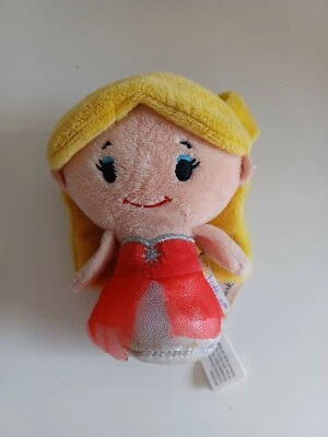 Hallmark Holiday Barbie Itty Bittys Navidad Rojo Vestido Peluche Juguete Foto 1 de 4