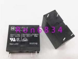 Relé de 4 pines #T2 usado 2 piezas ALE1PB12 16A277VAC - Imagen 1 de 4