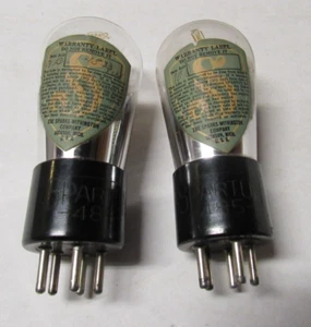 Sparton 485 Globe Tubes (2) - Picture 1 of 4