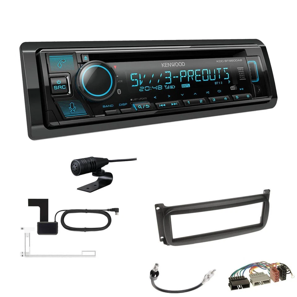 Kenwood KDC-BT960DAB Autoradio DAB+ Bluetooth für Jeep Grand Cherokee 1999-2001 - Bild 1 von 4