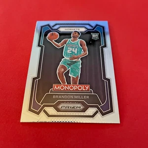 Brandon Miller .. ROOKIE .. Charlotte Hornets .. 2023-24 Prizm Monopoly Card 15 - Bild 1 von 2