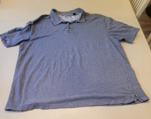 Tasso Elba Hemd Herren 4XLT Blau Polo Kurzarm 100% Baumwolle Weich - Bild 1 von 6
