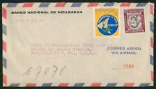 Mayfairstamps Nicaragua Banco Nacional Fidelity Phila Trust Torch Cover wwu_0351