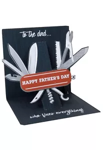 3D Pop Up Greeting Card from Up With Paper - Happy Fathers Day - Dad UP-WP-1341 - Picture 1 of 3