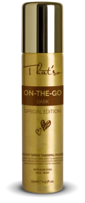 That'so On The Go Dark Special Edition Bräunungsspray Tanning Spray 75ml - Bild 1 von 4