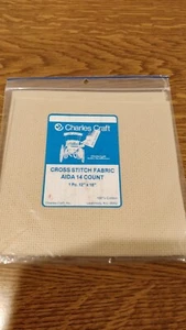Charles Craft Cross Stitch Fabric Aida 14 Count 12" × 18" B - Picture 1 of 1