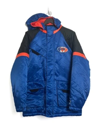 Vintage New York Knicks Jacket Mens XL Blue Starter Bomber Hooded NBA - Image 1 of 4