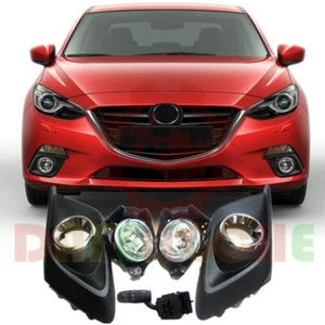 Luz antiniebla delantera + bisel + soporte + arnés + interruptor automático para Mazda 3 2014-2016 - Imagen 1 de 10